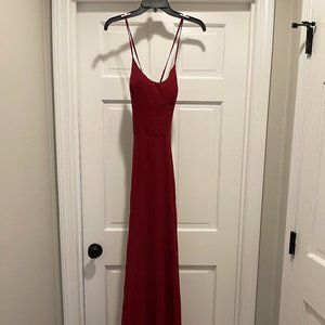 Red Dear Cleo Bridesmaid Dress NWT